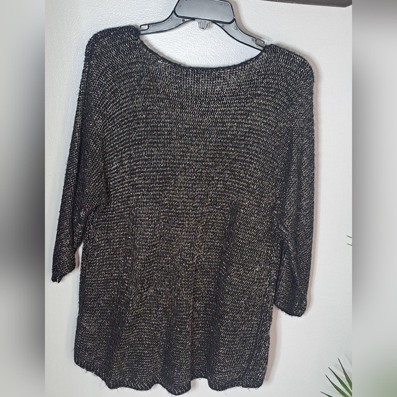 Jennifer Lopez Black Knit Top Size Meduim #New - Picture 7 of 7